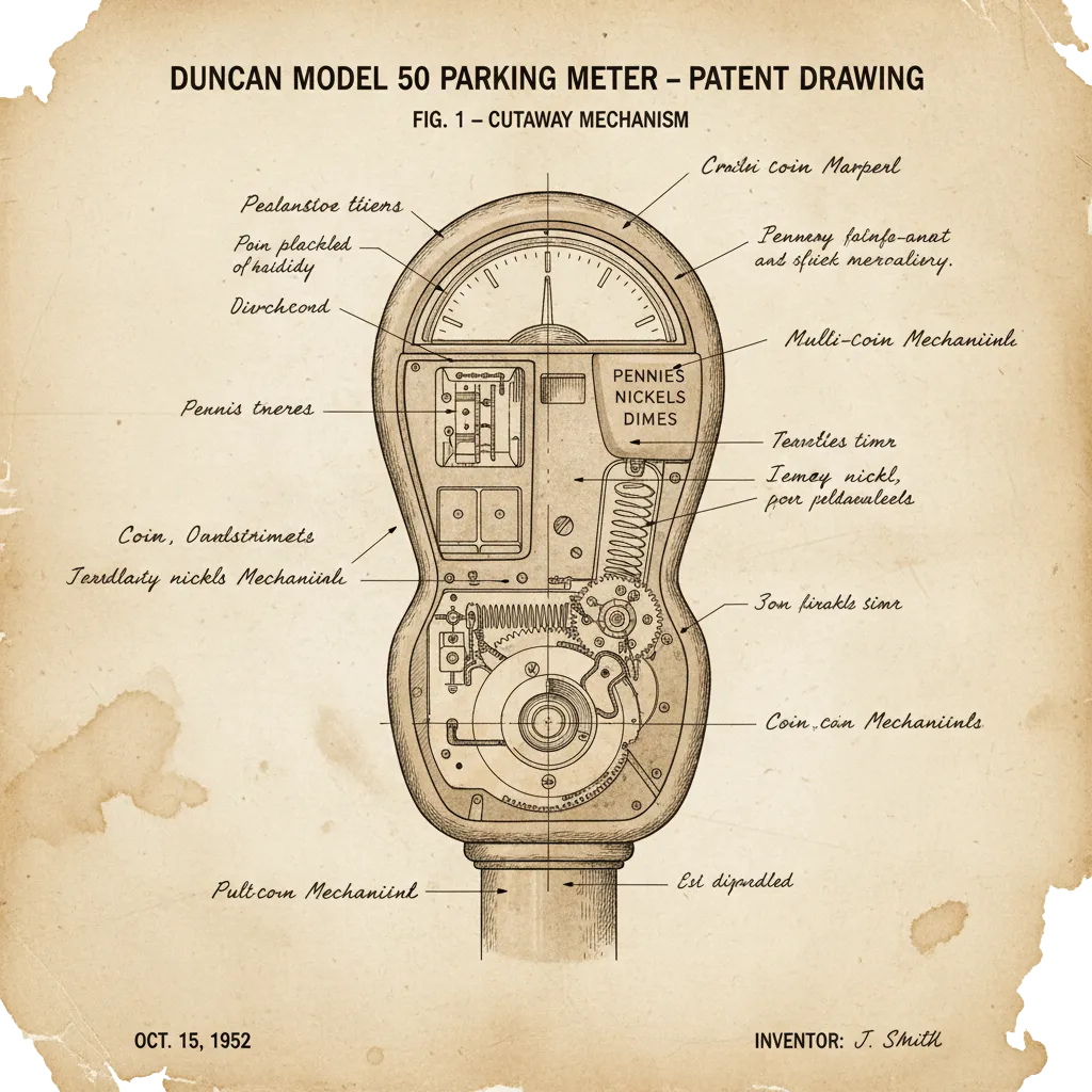Multi-Coin Meter - 1950s